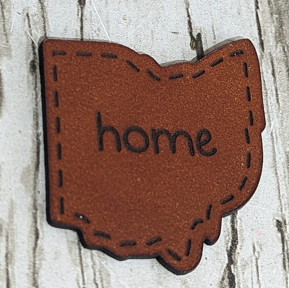 2 for $5 Item: Ohio Leather Patch New! - Picture 1 of 5